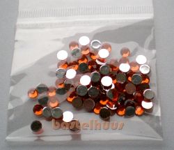 Strasssteine 4 mm orange, 100er